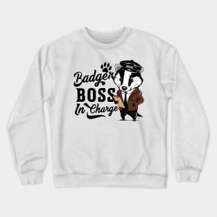 Badger Boss in a charge Crewneck Sweatshirt